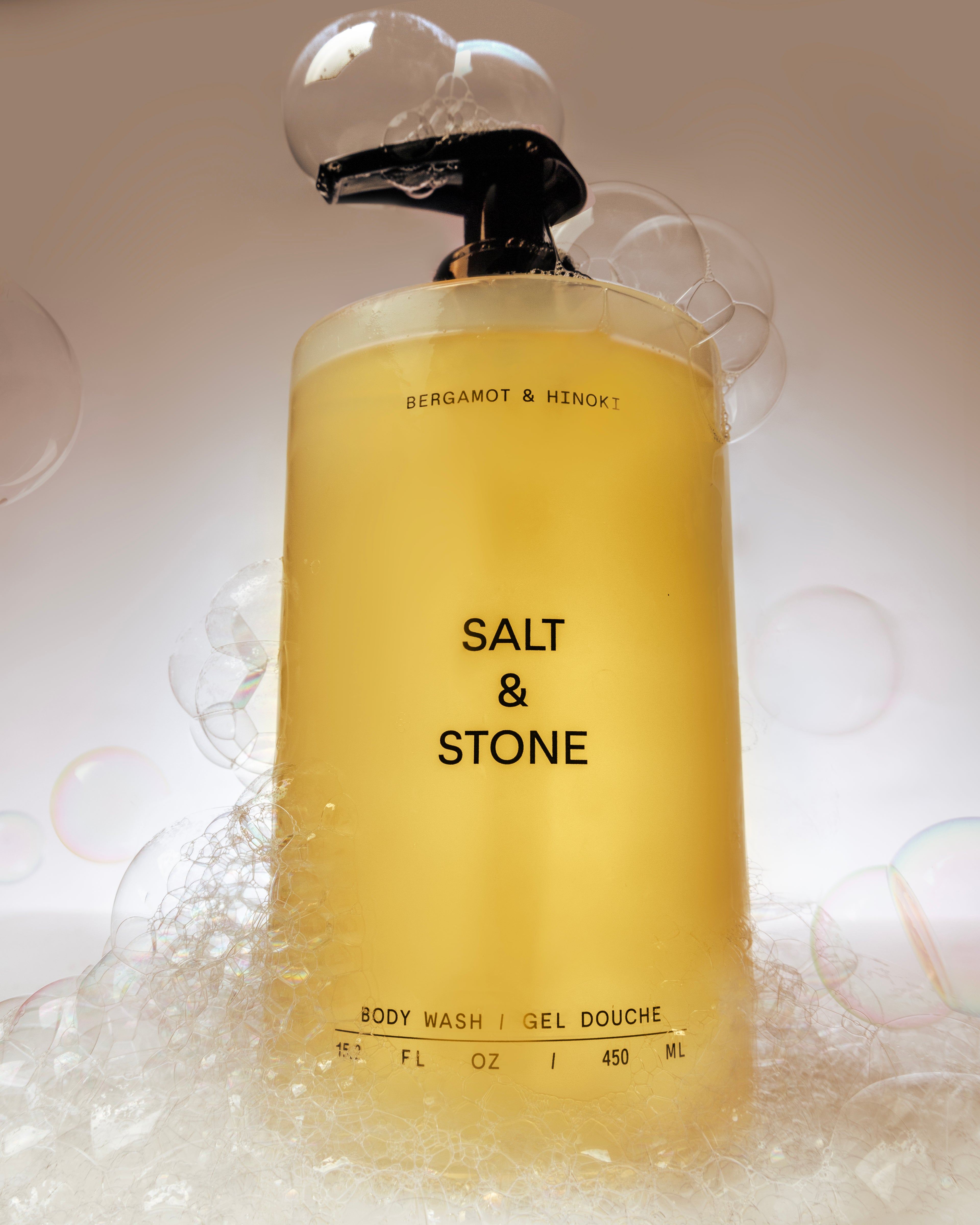 Salt &amp; Stone Body Wash - BERGAMOT &amp; HINOKI (scent)