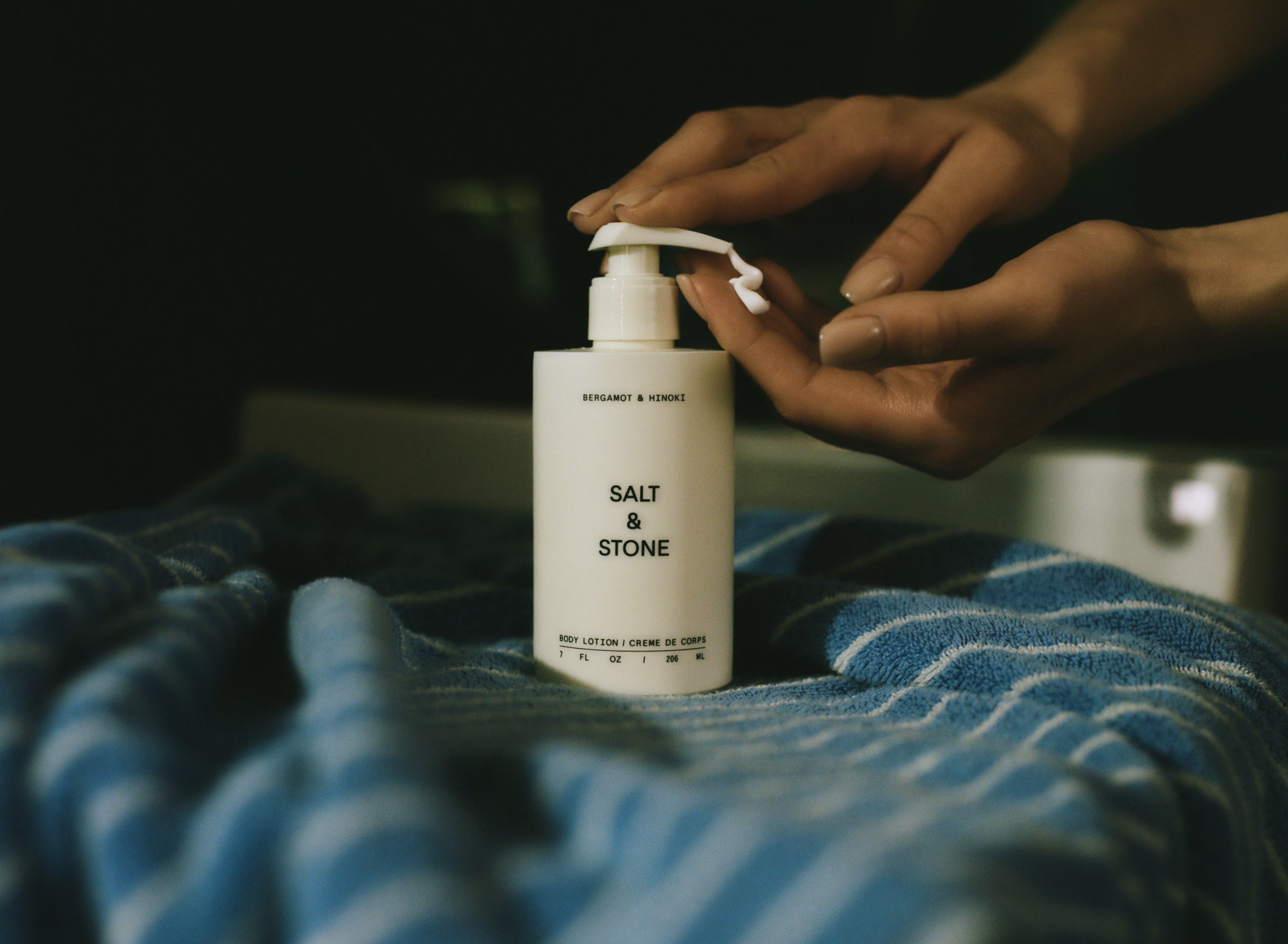 Salt &amp; Stone Body Lotion - BERGAMOT &amp; HINOKI (scent)