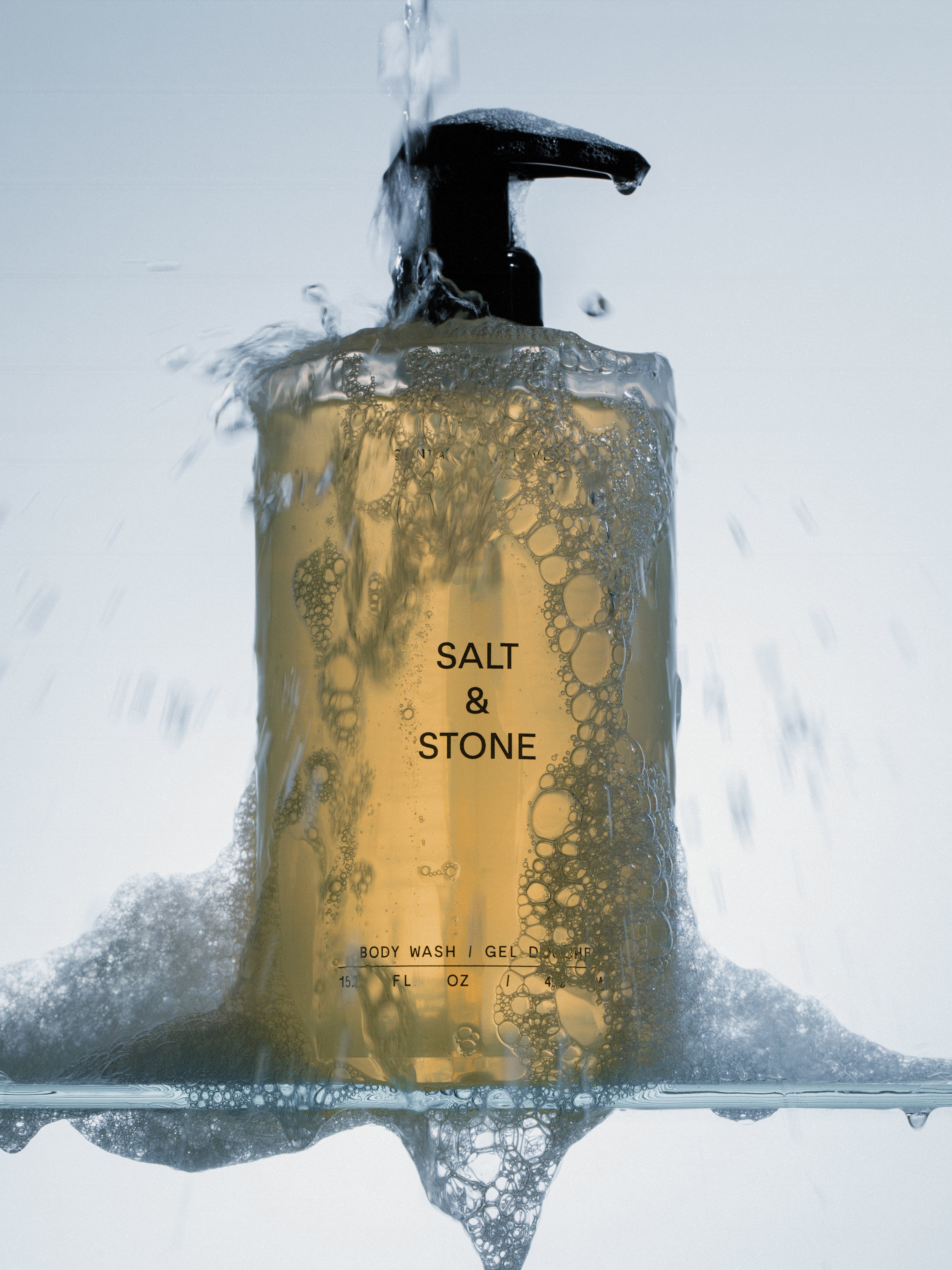 Salt &amp; Stone Body Wash - SANTAL &amp; VETIVER (scent)